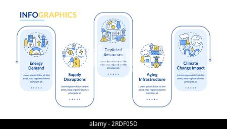 Carbon border adjustment layout with thin line icons Stock Vector