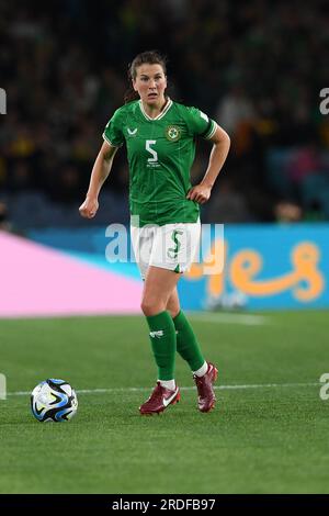 Sydney, NSW, Australia. 20th July, 2023. July 20, Sydney, Australia : Niamh Fahey in action during the Women's World Cup football match between the Australia Matildas and Ireland at Stadium Australia in Sydney. Australian won the match 1-0. (Credit Image: © Danish Ravi/ZUMA Press Wire) EDITORIAL USAGE ONLY! Not for Commercial USAGE! Stock Photo