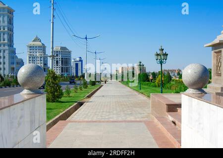 Residential houses, Ashgabat, Turkmenistan, Asgabat Stock Photo