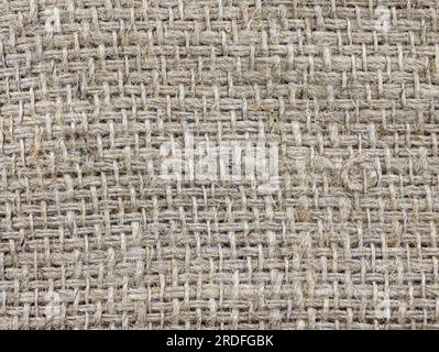 Burlap rough fabric background. burlap hessian sacking texture. Jute hessian sackcloth canvas woven Stock Photo