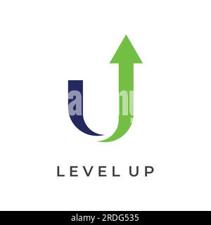 Trading logo design, by showing stock increase charts. Logo for online buying and selling, business, finance, company. Stock Vector