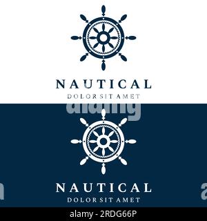Classic Boat Anchor Rope Rudder Shape Image Graphic Icon Logo