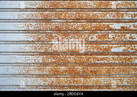 Rusty metal plates background Stock Photo