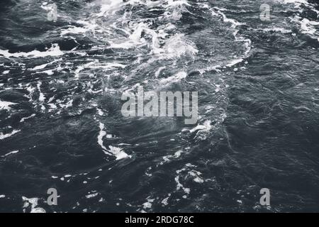 Black and white abstract water texture background. Stock Photo