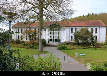 Schloss Castle Hasenwinkel Hotel in Bibow, Mecklenburg-Vorpommern in Germany Stock Photo