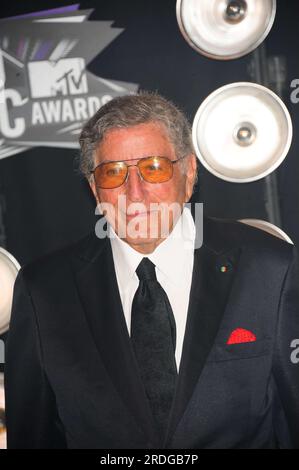Tony Bennett. 28 August  2011, Los Angeles, CA. The 28th Annual MTV Video Music Awards Arrivals held at the Nokia Theatre L.A. Live. Photo Credit: Giulio Marcocchi/Sipa USA./MTVarrivals gm.033/1108291134 Stock Photo