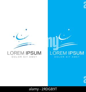 Cleaning logo, cleaning protection logo and house cleaning logo. With vector design concept. Stock Vector