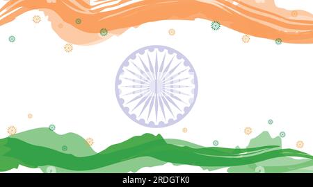 Free Vector | Creative indian independence day banner