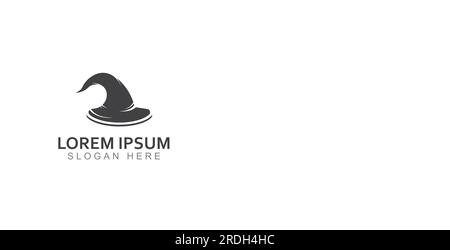 Wizard cap logo .By using vector design concept. Stock Vector