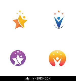 People star logo and vector images Stock Vector