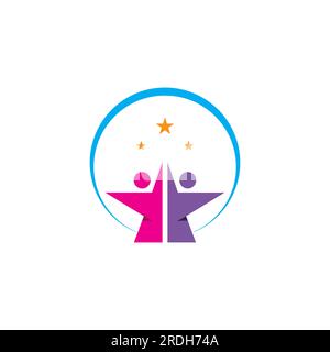 People star logo and vector images Stock Vector