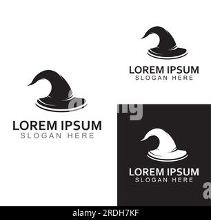Wizard cap logo .By using vector design concept. Stock Vector