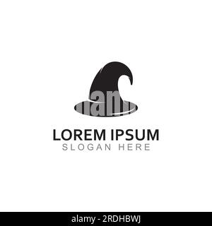 Wizard cap logo .By using vector design concept. Stock Vector
