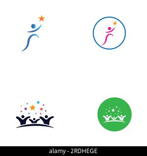 People star logo and vector images Stock Vector