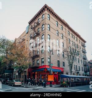 New York City Tourism + Conventions - The Friends Apartment Building is  on the corner of Bedford & Grove streets in Greenwich Village. 📷:  @masedimburgo via IG