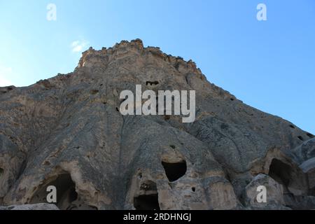 Nevsehir Turkey - July 2016 : Cave house in Cappadocia, underground city Stock Photo