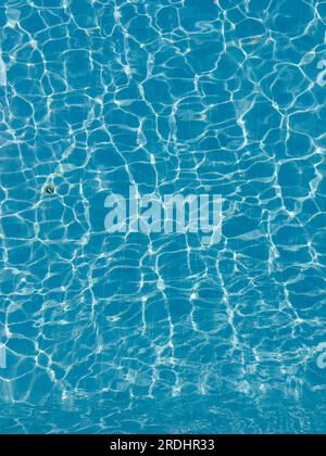 Water background, ripple and flow with waves. Summer blue swiming pool pattern.Water ripple top view textured seamless pattern design. High quality ph Stock Photo