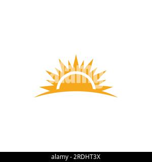 Sun Vector illustration Icon Logo Template design Stock Vector