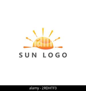 Sun Vector illustration Icon Logo Template design Stock Vector