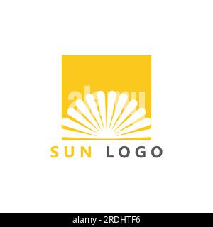 Sun Vector illustration Icon Logo Template design Stock Vector