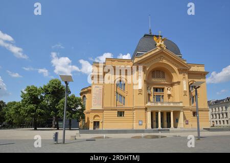 Baroque theater building, Gera, Thuringia, Germany, Stock Photo