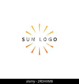 Sun Vector illustration Icon Logo Template design Stock Vector