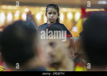 Recife, Brazil. 21st July, 2023. PE - RECIFE - 21/07/2023 - RECIFE, ARRIVAL OF DIEGO SOUZA - Torcida Sport packs Recife airport to receive Diego Souza who arrives on Friday night (21) for his third visit to Clube do Sport. Photo: Rafael Vieira/AGIF/Sipa USA Credit: Sipa USA/Alamy Live News Stock Photo