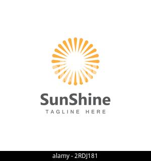 Sun Vector illustration Icon Logo Template design Stock Vector