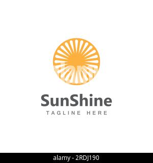 Sun Vector illustration Icon Logo Template design Stock Vector