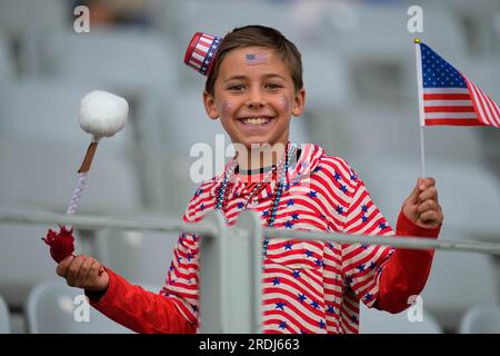 Eden Park, Auckland, New Zealand. 22nd July, 2023. USA vs Vietnam, at Eden Park, Auckland, New Zealand. Kim Price/CSM/Alamy Live News Stock Photo