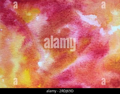 watercolor background. Watercolor on paper. Hand painted. Stock Photo