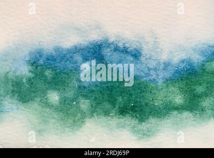 watercolor background. Watercolor on paper. Hand painted. Stock Photo