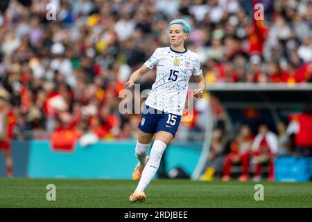 Auckland, New Zealand. 22nd July, 2023. Megan Rapinoe of USA during the 2023 FIFA Womens World Cup Group E football match between USA and Vietnam at Eden Park in Auckland, New Zealand. (Ane Frosaker/SPP) Credit: SPP Sport Press Photo. /Alamy Live News Stock Photo