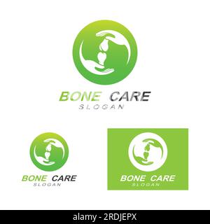 Bone logo icon vector design Stock Vector