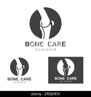 Bone logo icon vector design Stock Vector