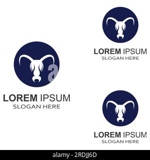 ant head logo. Using vector design concepts Stock Vector
