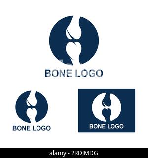 Bone logo icon vector design Stock Vector