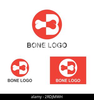 Bone logo icon vector design Stock Vector