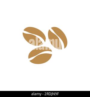 coffee bean icon vector illustration template Stock Vector