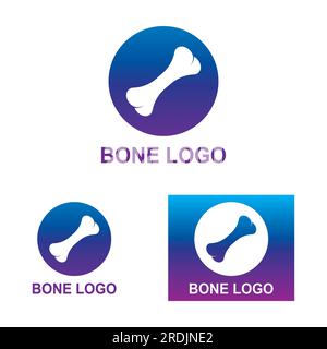 Bone logo icon vector design Stock Vector
