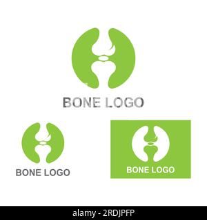 Bone logo icon vector design Stock Vector