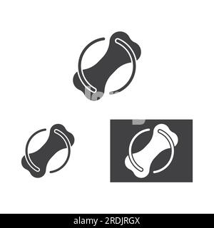 Bone logo icon vector design Stock Vector