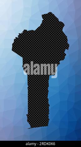 Vector low poly map of Benin Stock Vector Image & Art - Alamy
