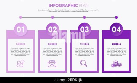 Infographic template for presentations and features data visualization includes a process chart with diagrams, steps, options. Stock Photo