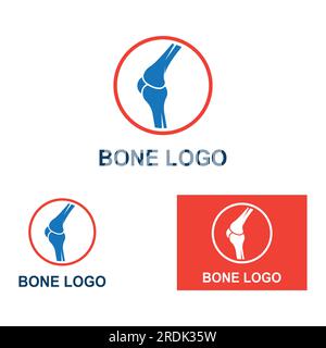 Bone logo icon vector design Stock Vector