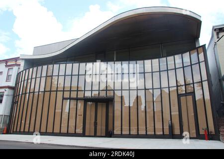 New York, USA. 21st July, 2023. The Louis Armstrong Center, extension of the Louis Armstrong House Museum. (to dpa 'Extension of Louis Armstrong Museum opens in New York') Credit: Christina Horsten/dpa/Alamy Live News Stock Photo