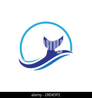 Water wave icon vector illustration design logo Stock Vector