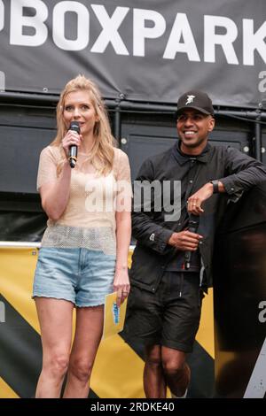 London, UK, 22/07/2023, Rachel Riley hosts a England Vs Haiti