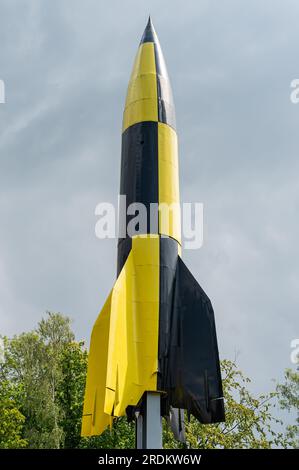 The V-2 rocket, developed by Nazi Germany during World War II, was the ...