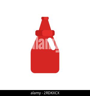 Ketchup icon isolated. food sign. Symbol for mobile application Stock Vector